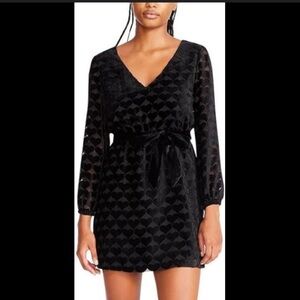 Betsey Johnson Black Heart Mini Dress
